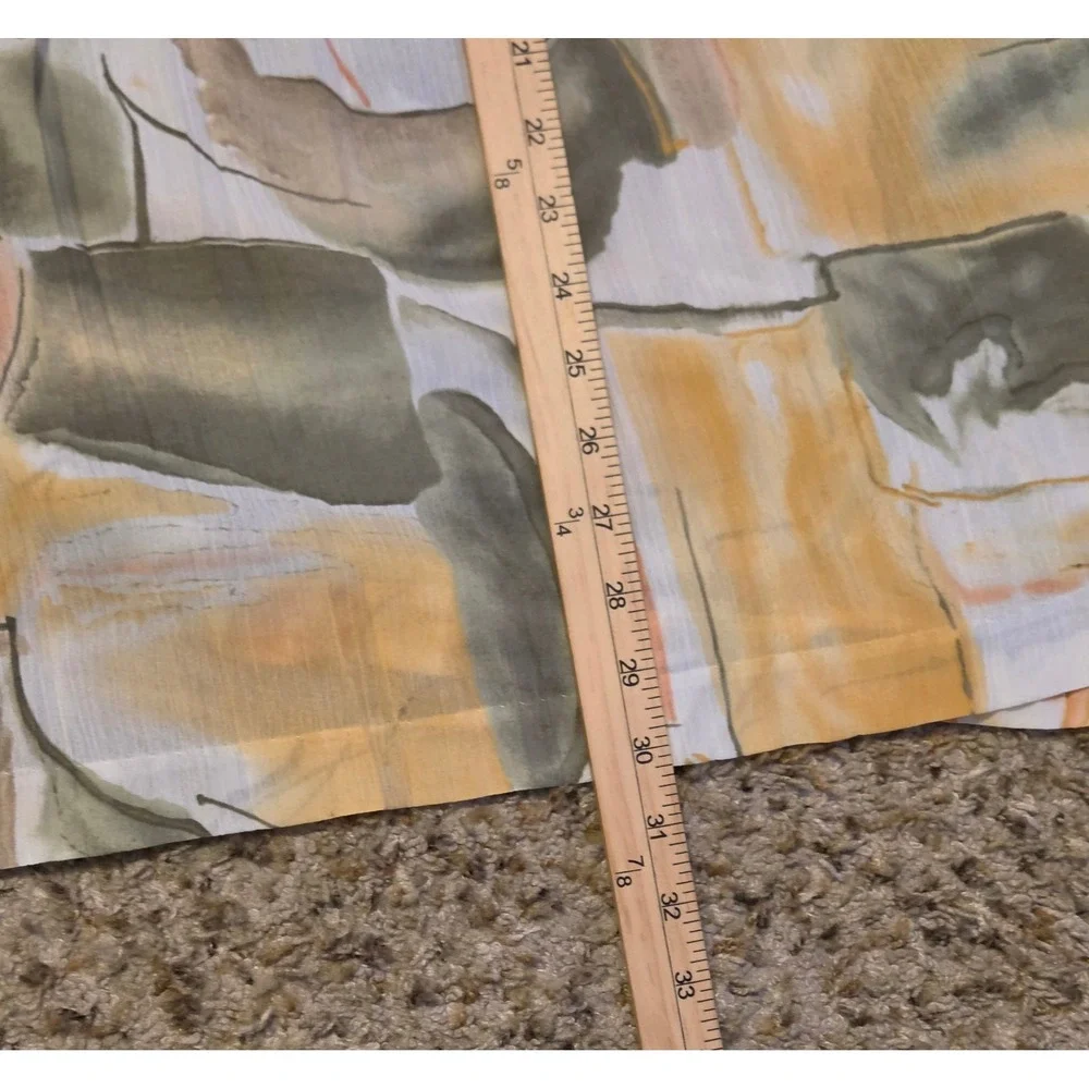 Alfred Dunner Pleated Skirt Womens‎ Size 18 Abstract Print Elastic Waistband